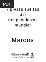 7 piezas sueltas del rompecabezas 