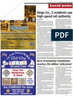 The Bakersfield Californian - Kings County, 2 Residents Sue High Speed Rail Authority