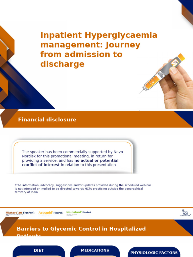 Inpatient Hyperglycemia Management Guide | PDF | Diabetes Management ...