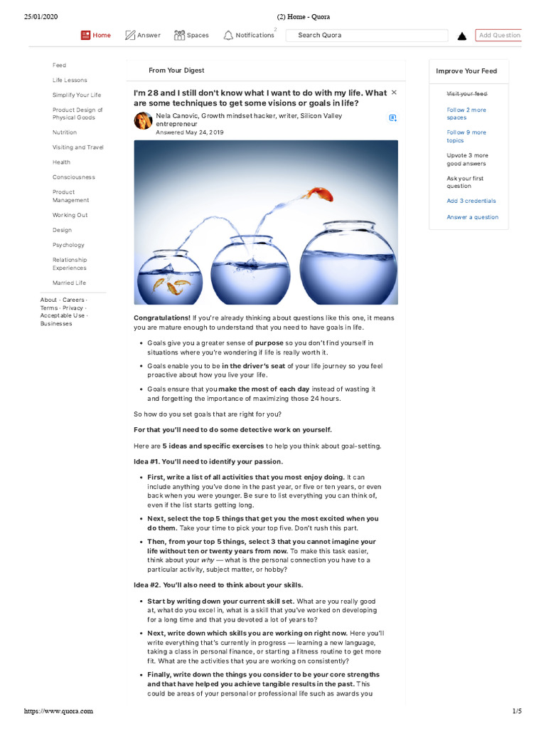 Goal-Setting Techniques for Life Clarity | PDF | Cognitive Science ...