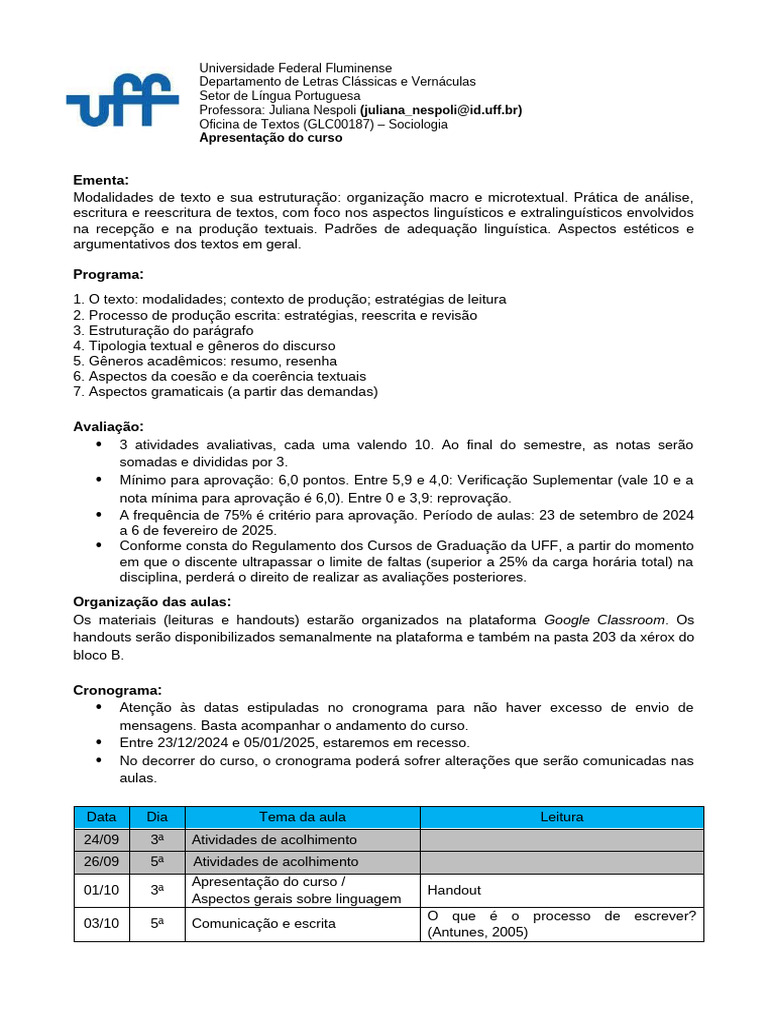 Estrutura e Tipos de Texto Acadêmico | PDF | Abstract (resumo ...