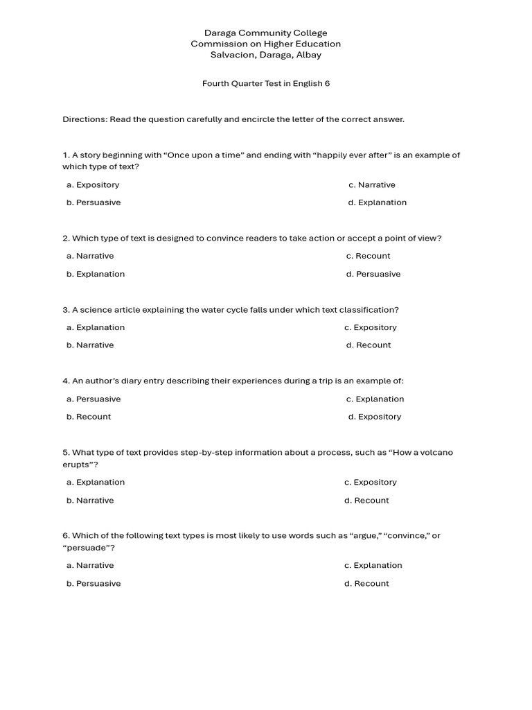 Pach 2024 Test-Questions | PDF