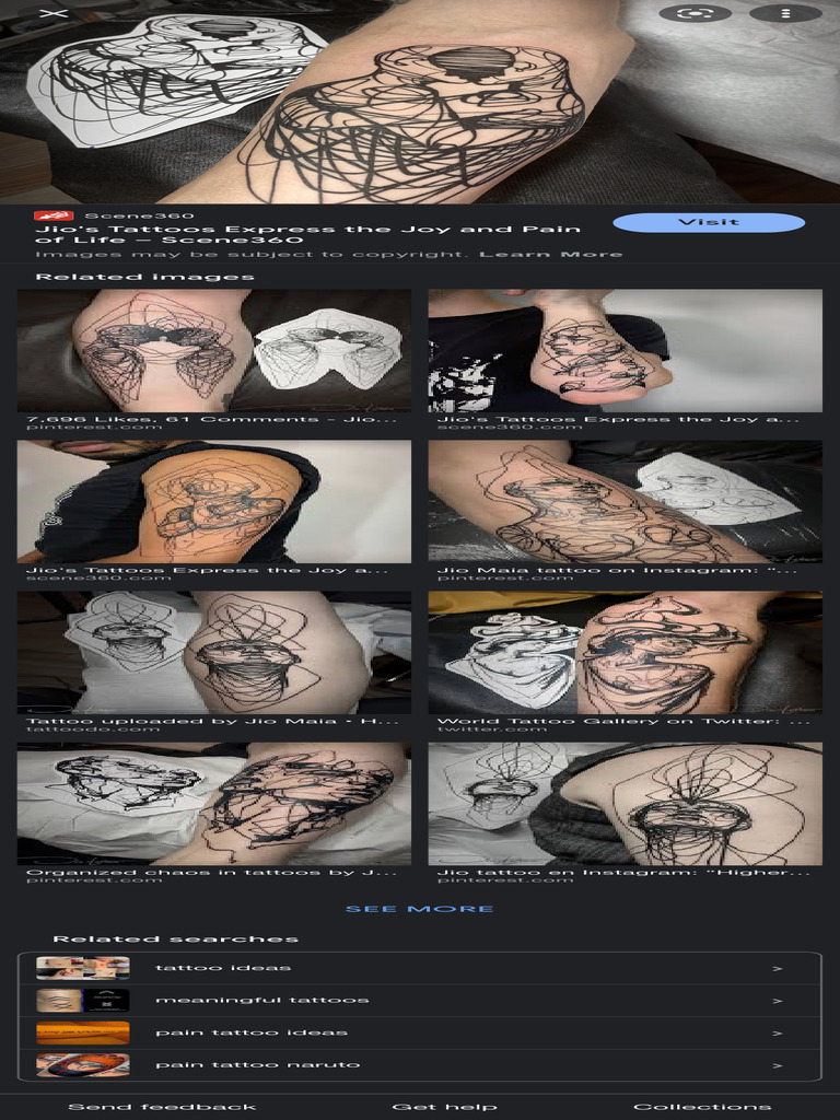 Creative Dark Skin Linework Tattoo - Google Search | PDF