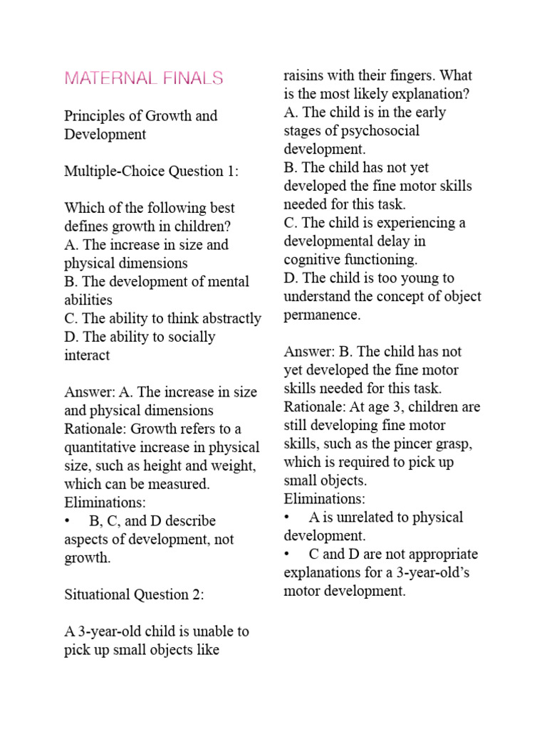Maternal Finals | PDF | Pregnancy | Autonomy