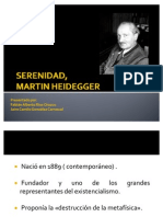 SERENIDAD, Heidegger