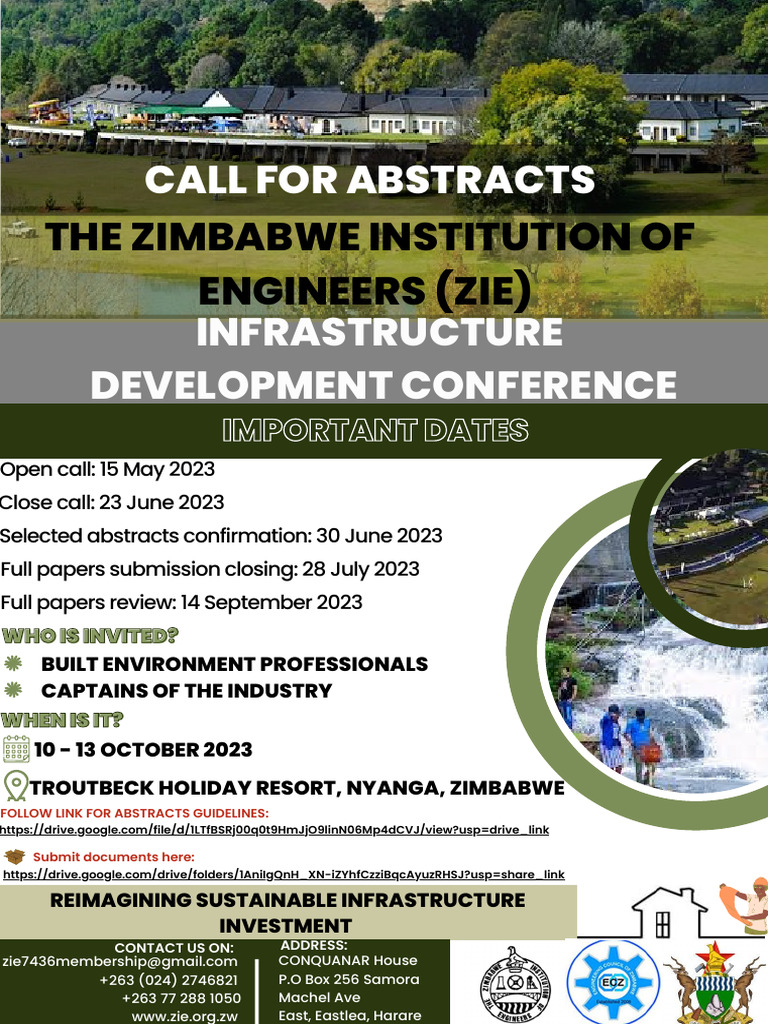 Zimbabwe Infrastructure Conference 2023 | PDF
