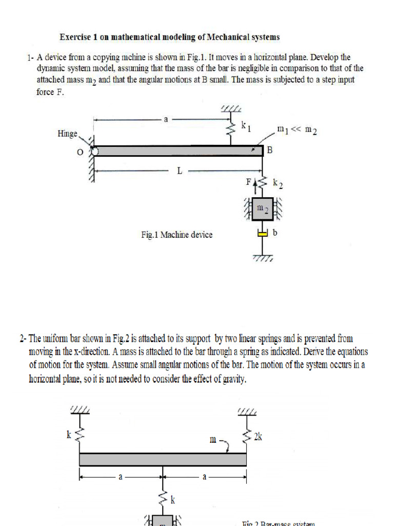 Exercise 1 Modeling and Simulation | PDF