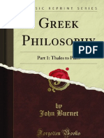 Greek Philosophy - 9781440080401