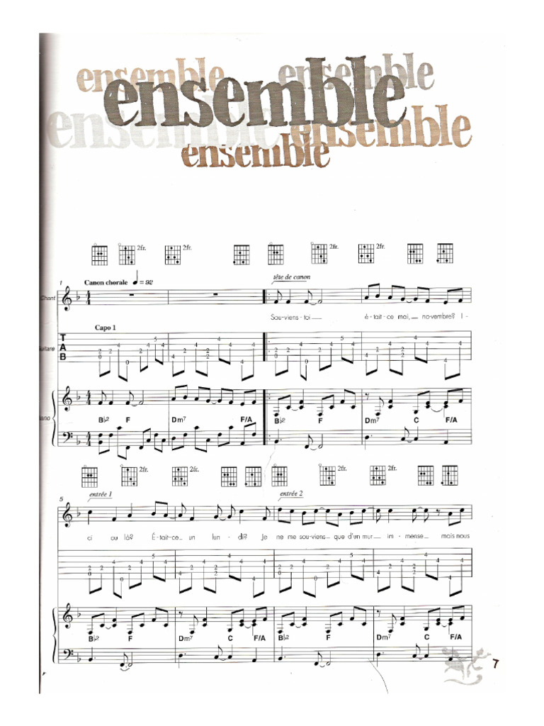 Ensemble (Orchestration Complète) | PDF