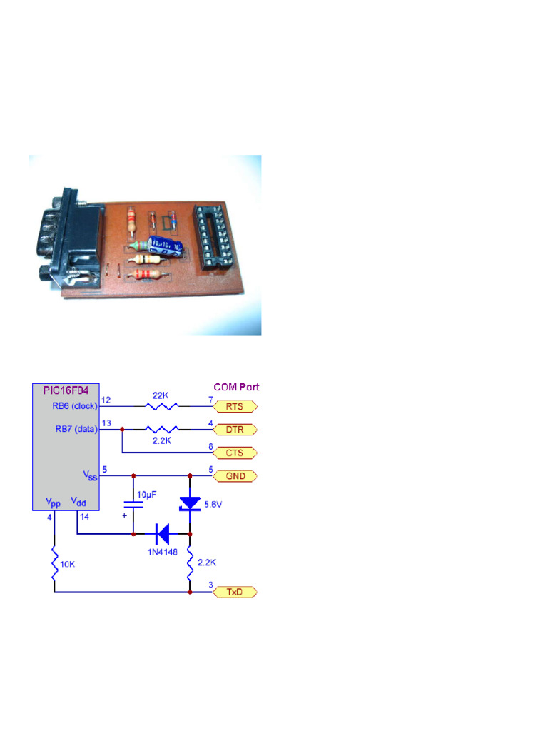 Instructables.com - Simple JDM PIC Programmer | PDF