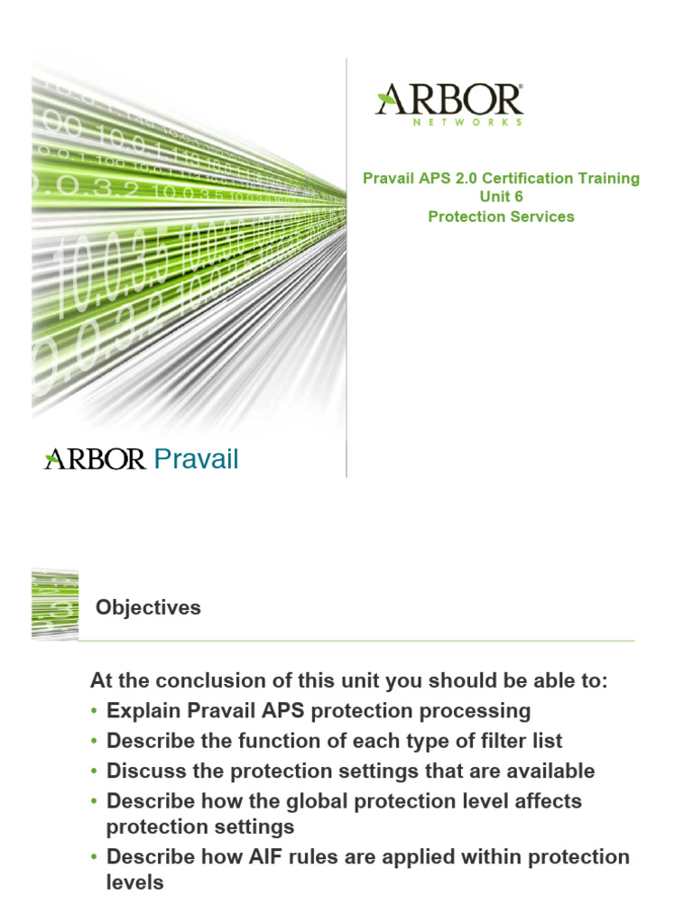 Pravail APS Protection Services Training | PDF | Transmission Control ...