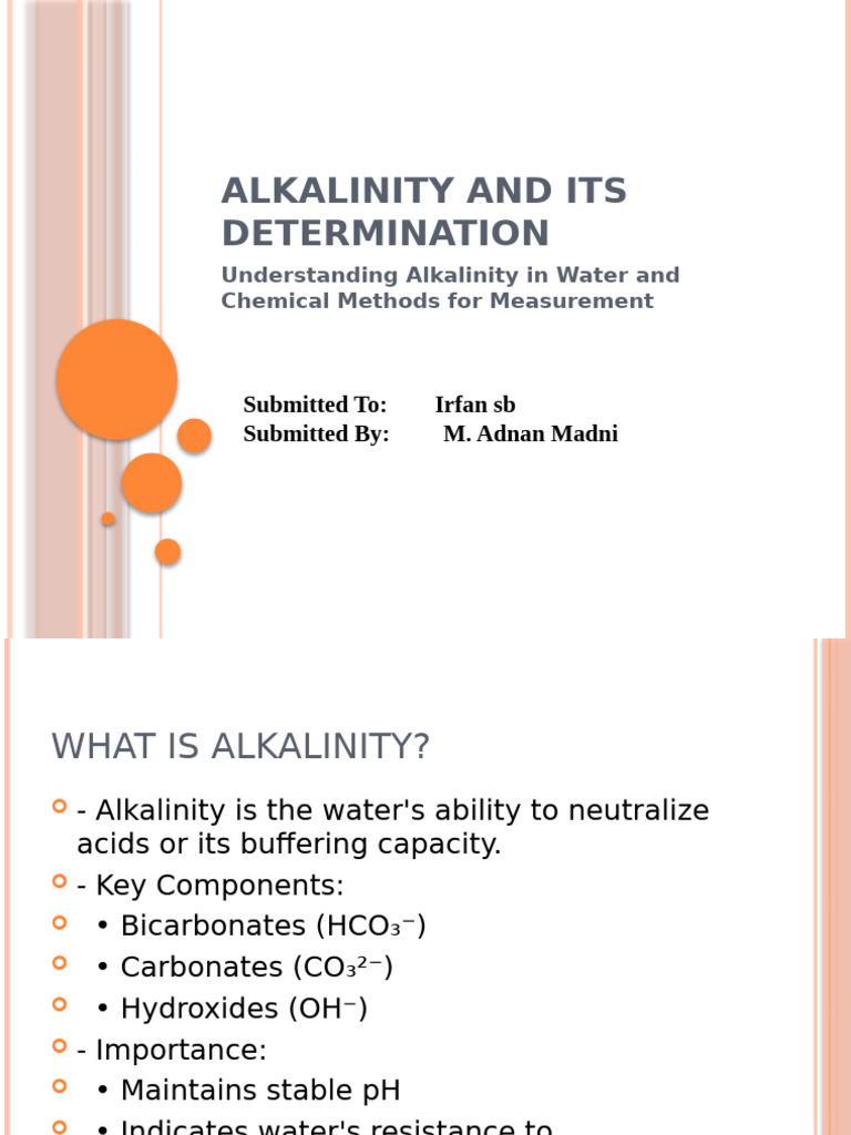 Alkalinity by Adnan Madni | PDF