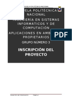 Proyecto para El Desarrollo Del Sistema