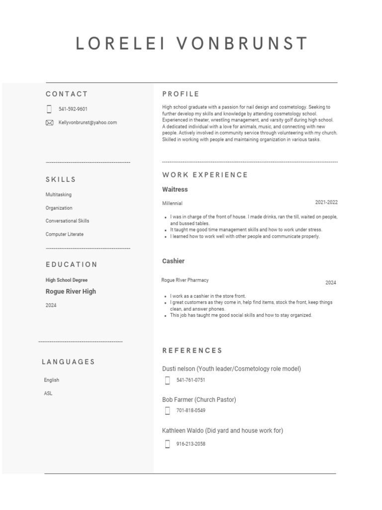 Minimalist White and Grey Professional - 1