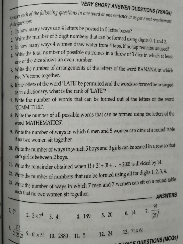 Math Combinatorics and Permutations Guide | PDF | Consonant | Linguistics