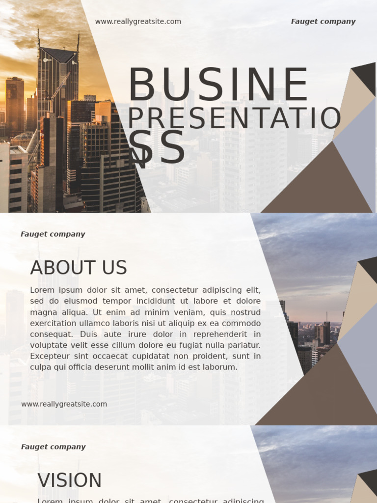 Fauget Company Business Presentation | PDF
