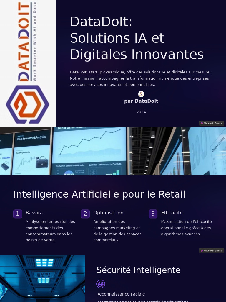 Solutions IA Innovantes par DataDoIt | PDF | Intelligence artificielle ...