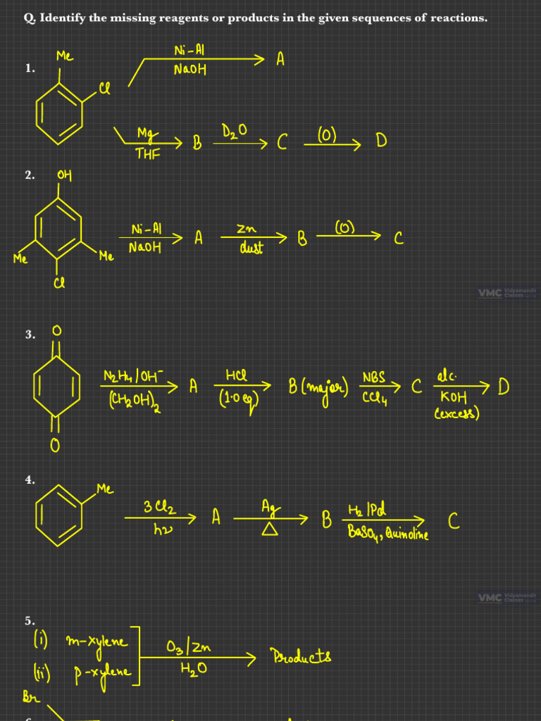 Sheet 6 Aromatic Hydrocarbons Pdf