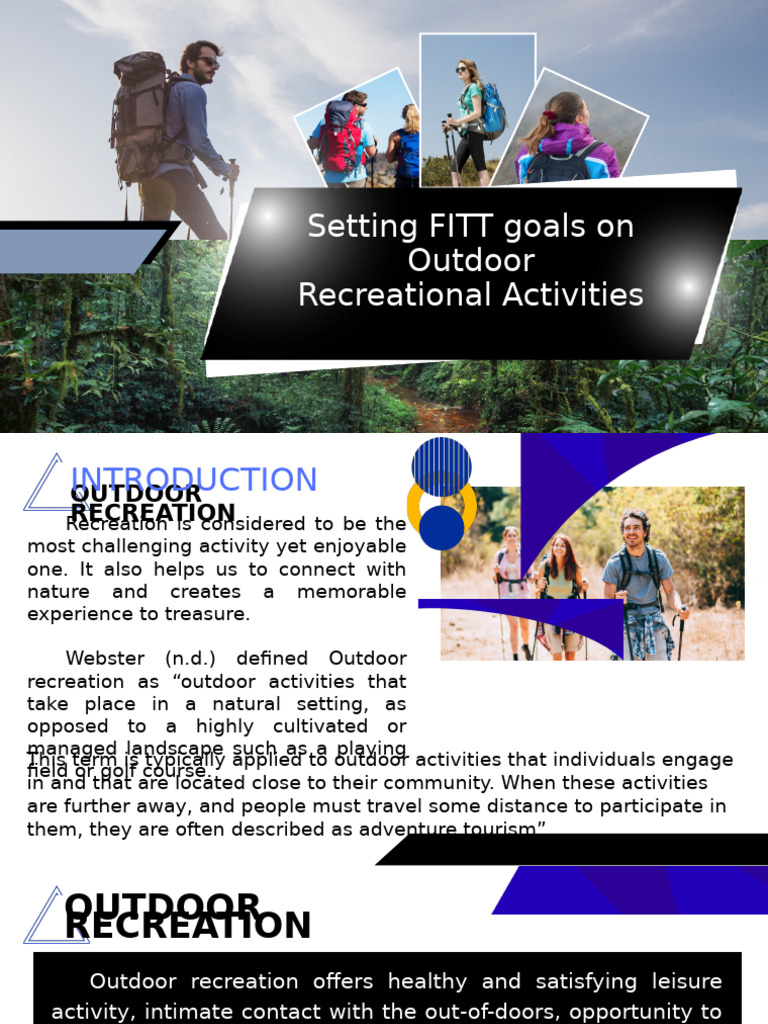 Hope-4 Outdoor-Recreation Lesson-1 | PDF | Outdoor Recreation | Recreation