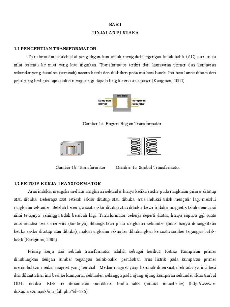 Tugas Makalah Transformator