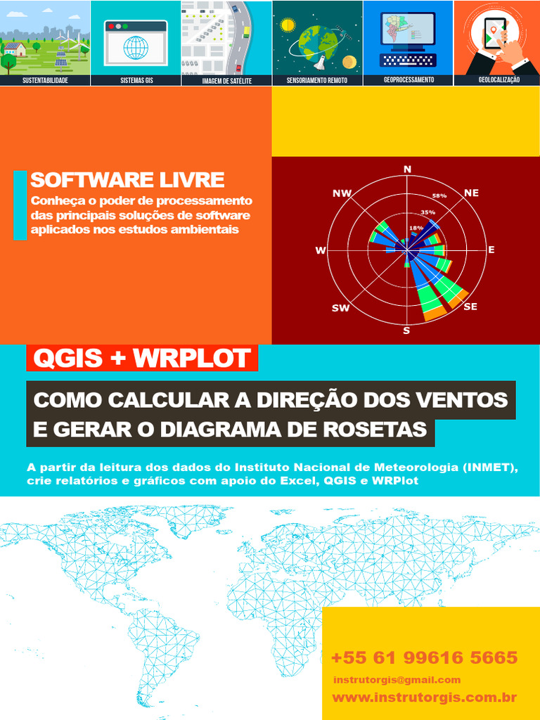 Calcule Ventos e Crie Rosetas no WRPlot | PDF | Microsoft Excel ...