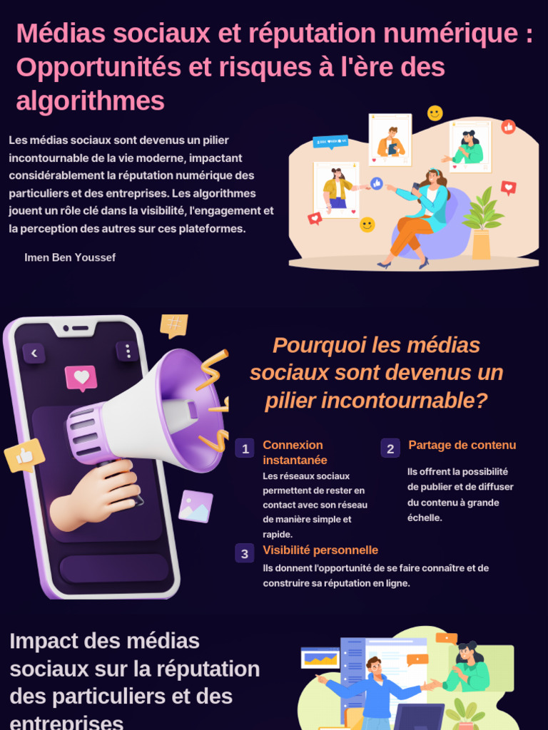 Médias sociaux : enjeux et réputation numérique | PDF | Réseaux sociaux ...