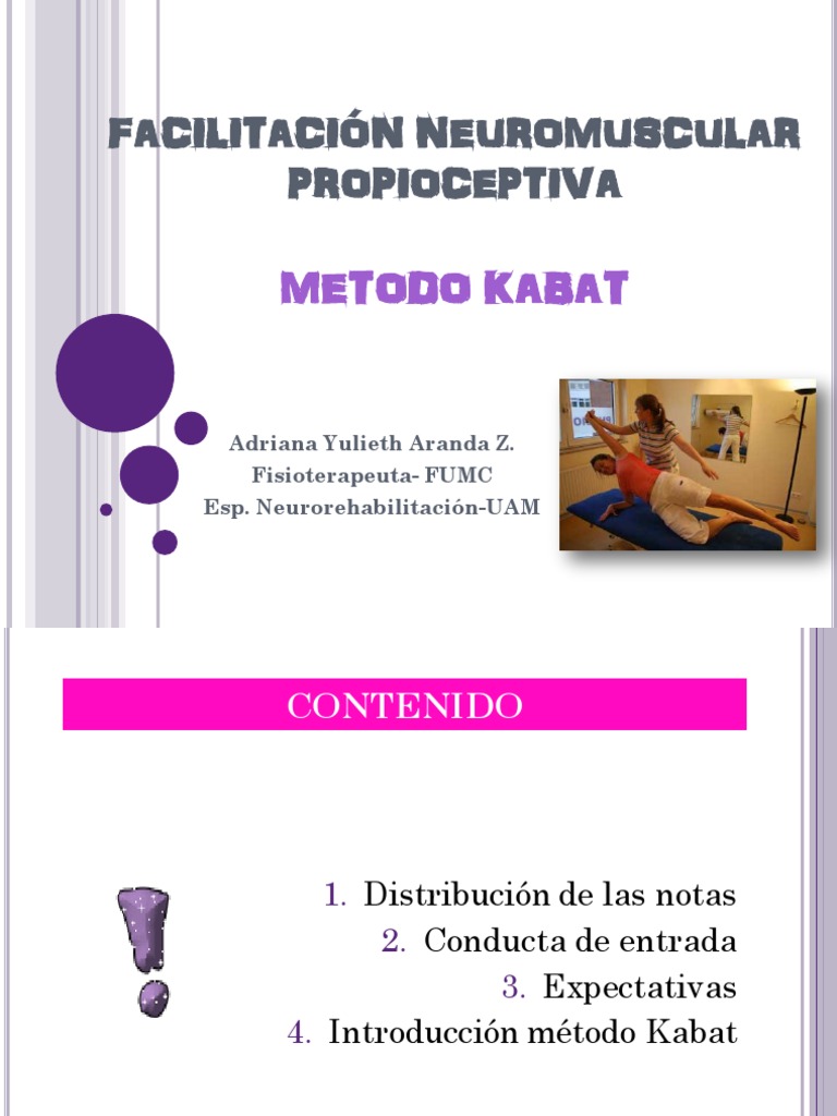 Técnicas del Método Kabat en Fisioterapia | PDF | Contracción muscular ...