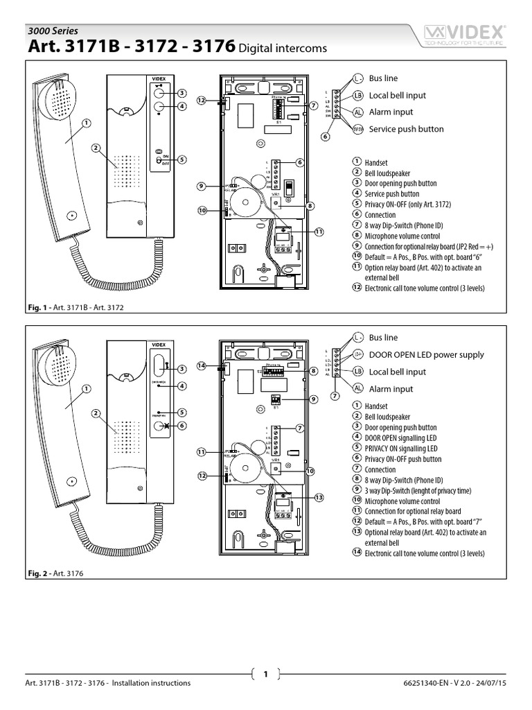 3000 Series Digital Intercoms Guide | PDF | Telephone | Manufactured Goods