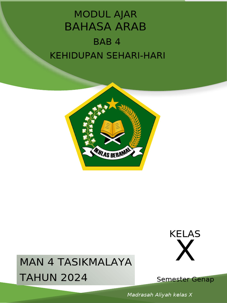 Modul Ajar Bab 4 | PDF