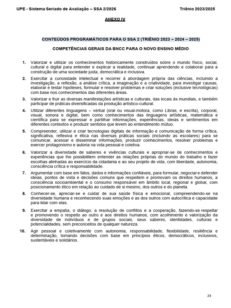 SSA 2 Assuntos | PDF | Ginástica | Sociologia