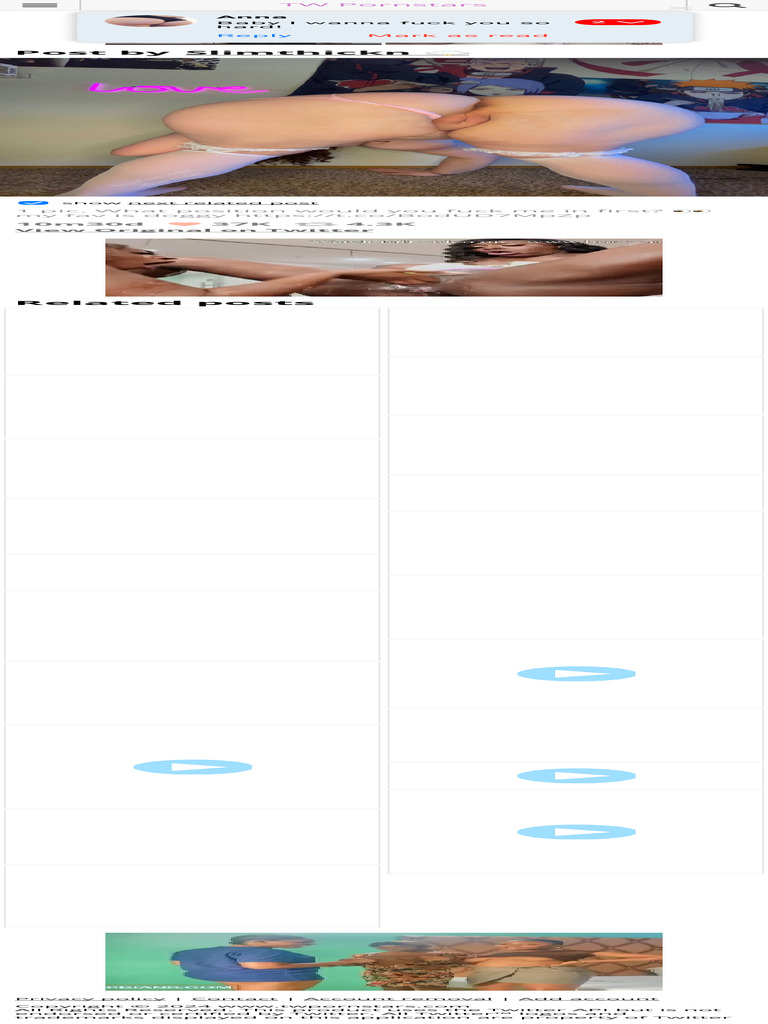 TW Pornstars - 1 Pic. Slimthickn ?. Twitter. What Position Would You