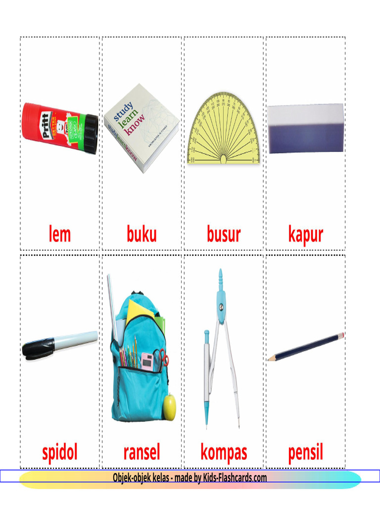 Objek Objek Kelas 8 A4 | PDF