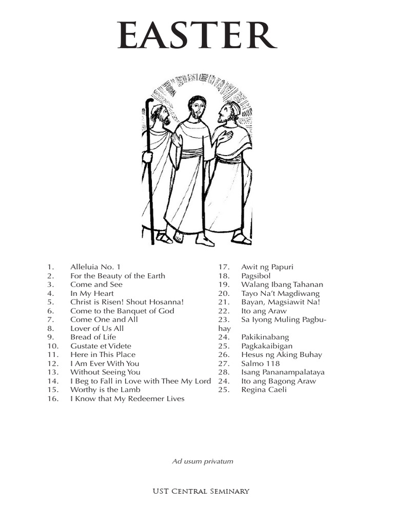Easter Hymns and Songs List | PDF