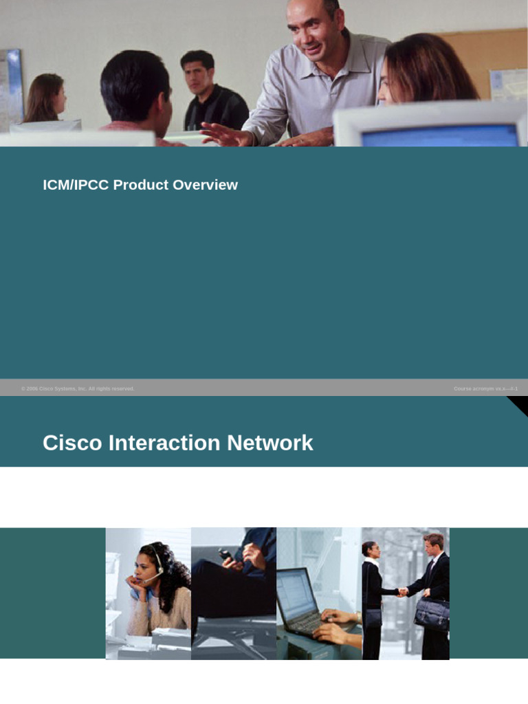 Cisco IP Contact Center Overview | PDF | Call Centre | Interactive ...