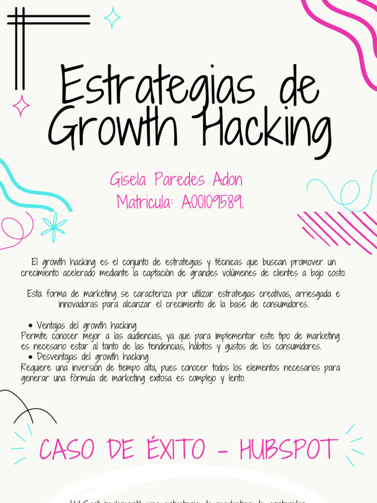 Estrategias de Growth Hacking | PDF | Marketing | Marca