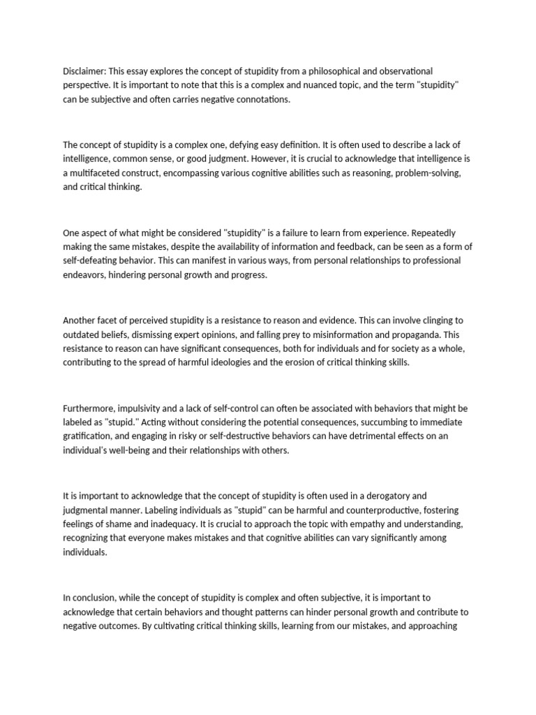 Disclaimer - Thi-WPS Office | PDF | Thought | Critical Thinking
