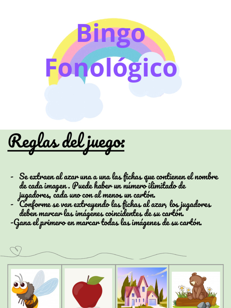 Juego de Bingo Visual | PDF