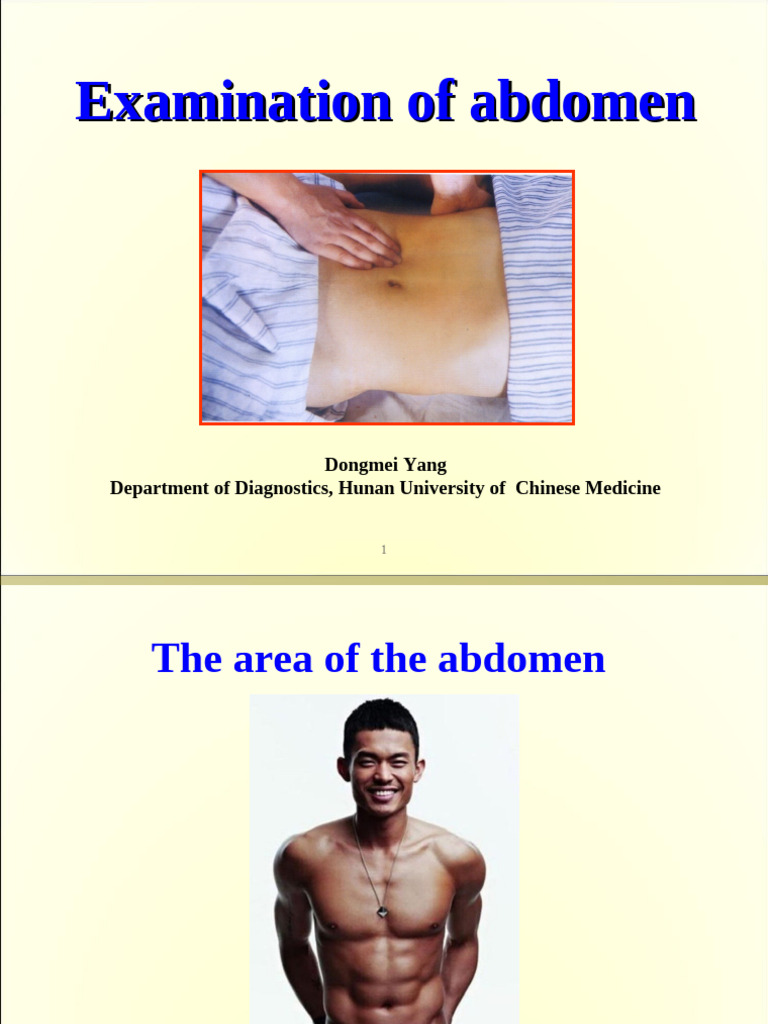 Abdominal Examination | PDF | Abdomen | Liver