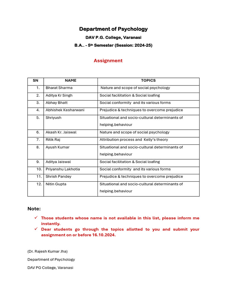 Assignment Ba5 Sem 2024-25 | PDF