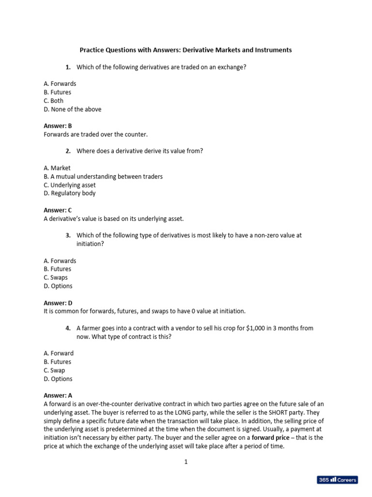 Practice+Questions+with+Answers+-+Derivative+Markets+and+Instruments ...