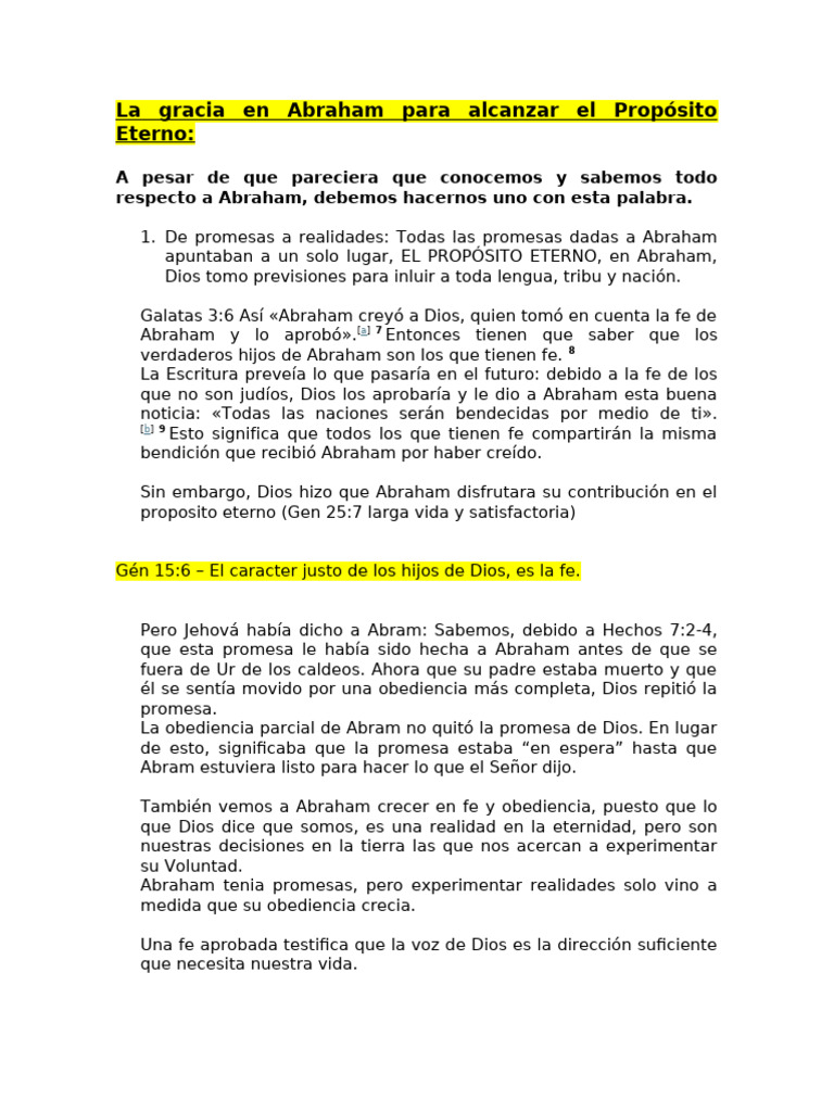 La Fe y Obediencia de Abraham en Dios | PDF | Abrahán | Ismael