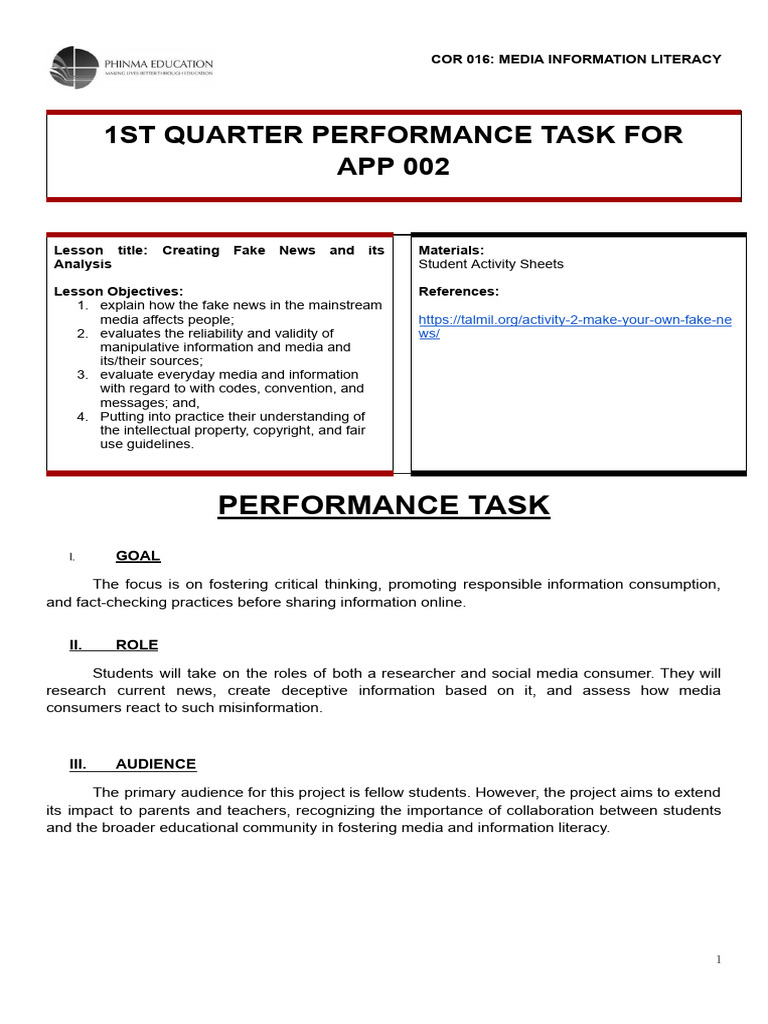 FINAL COR 016 - 1ST QUARTER - MINI and MAJOR PT | PDF | Information ...