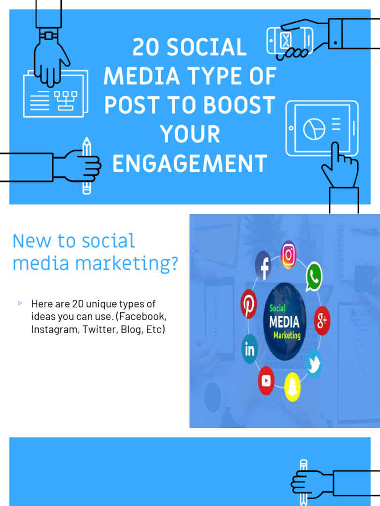20 Social Media Type of Post To Boost Your Engagement | PDF | Social ...