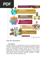 Ejes Articuladores de la NEM | PDF | Inclusión (Educación) | Pensamiento