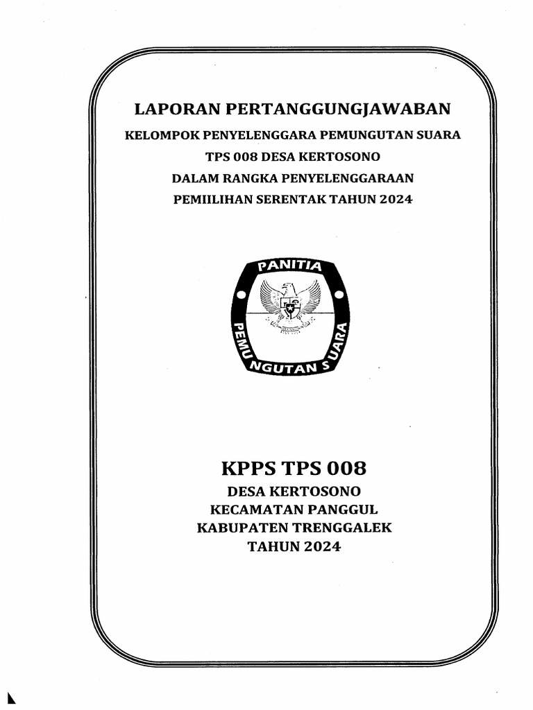 SPJ Tps 008 Honor Bupati Kertosono1312202408164800029 | PDF
