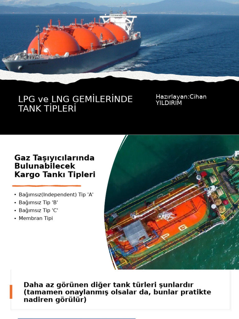 LPG LNG Tank Ti̇pleri̇ | PDF