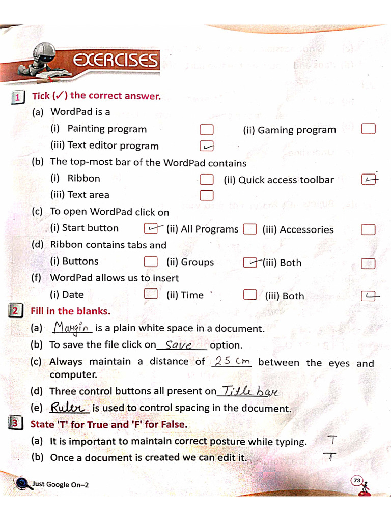 Computer (18-01-25) Online Class Work | PDF