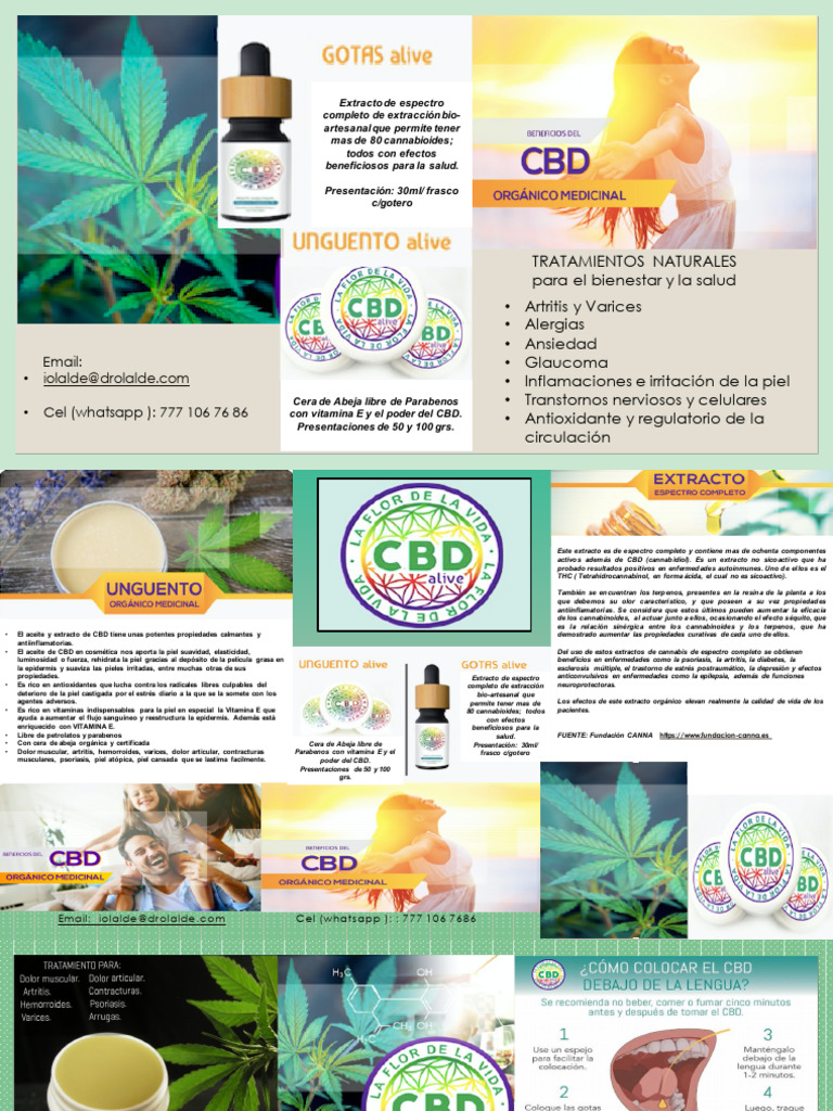 Beneficios del CBD para la Salud | PDF | Tetrahidrocannabinol | Psoriasis