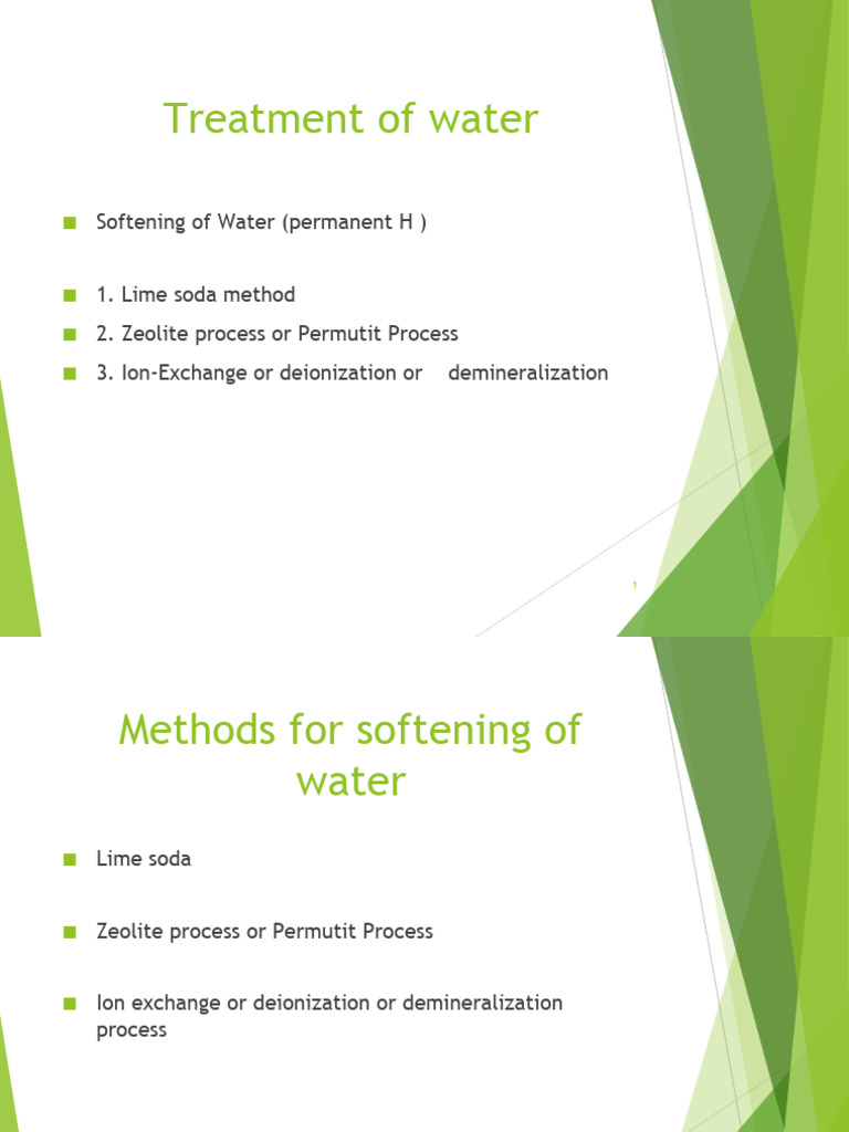 Water Softening Methods Explained | PDF | Sodium Carbonate | Purified Water