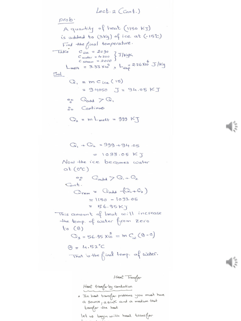 Lec 3 Heat Transfer by Conduction | PDF